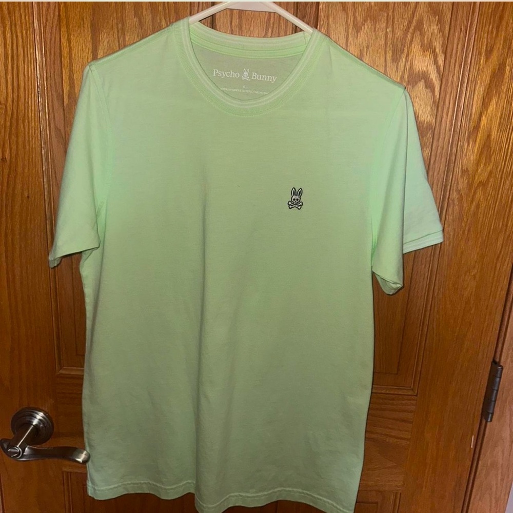 Men’s lime green psycho bunny tee shirt size 4/ small
